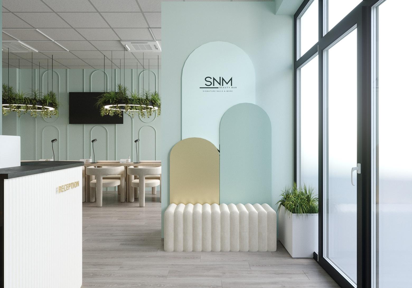 SNM Beauty Bar — reception area